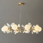 Evenielis Floral Brass Chandelier - Lamp Outdoor