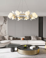 Evenielis Floral Brass Chandelier - Lamp Outdoor