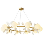 Evenielis Floral Brass Chandelier - Lamp Outdoor