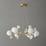 Evenielis Floral Brass Chandelier - Lamp Outdoor