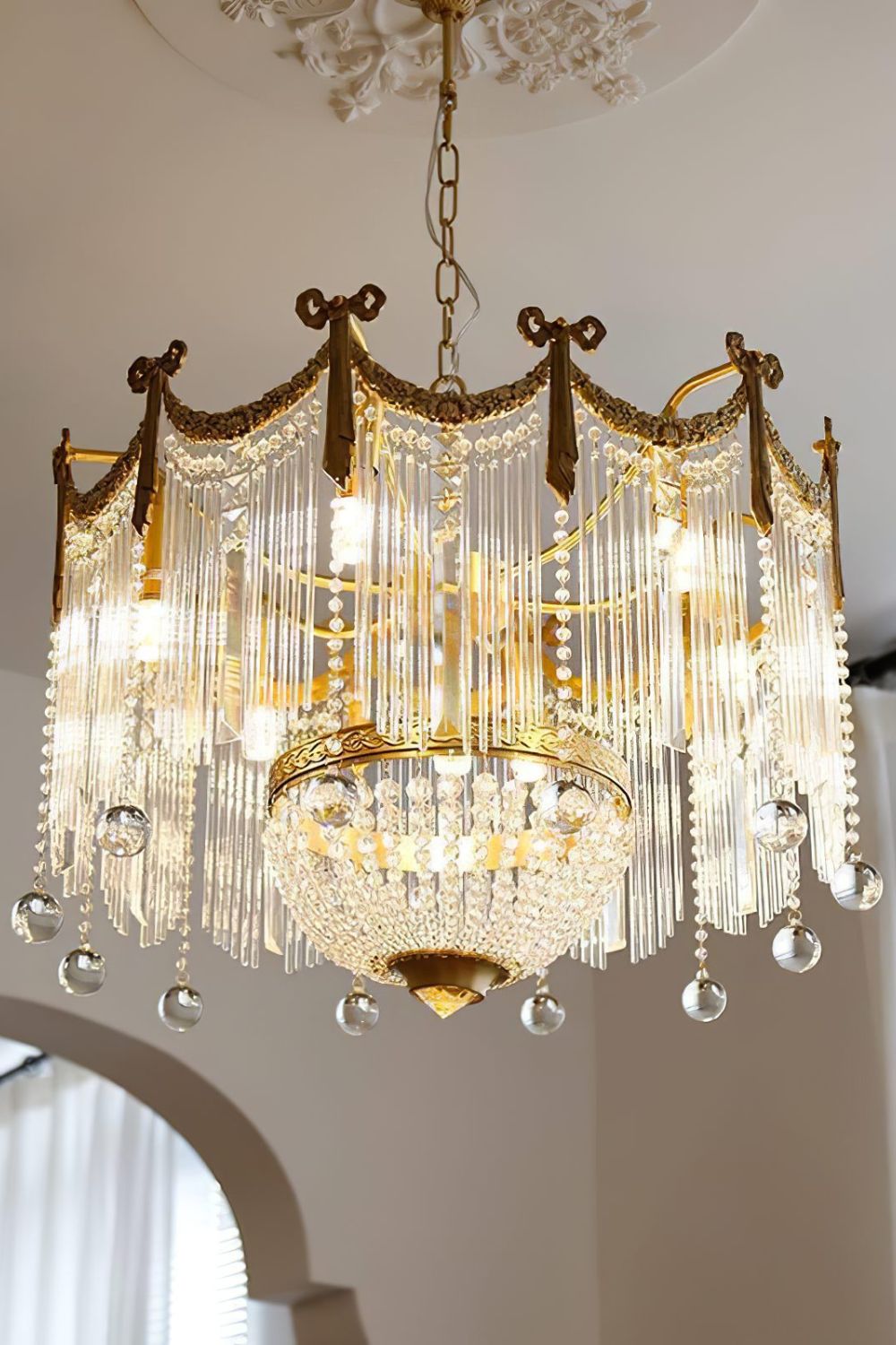 Eraeora Postmodern Luxury Crystal Chandelier - Lamp Outdoor