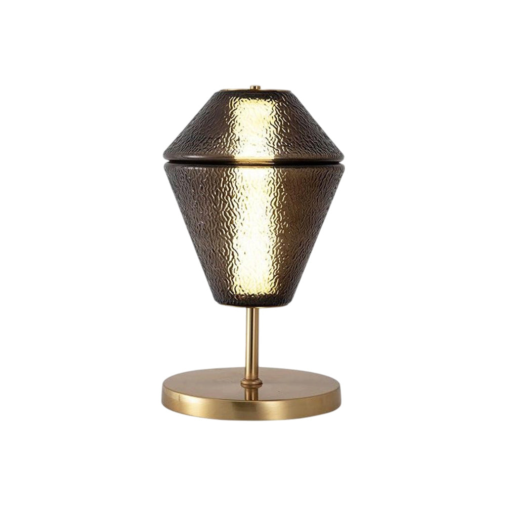 Evette Modern Glass Table Lamp