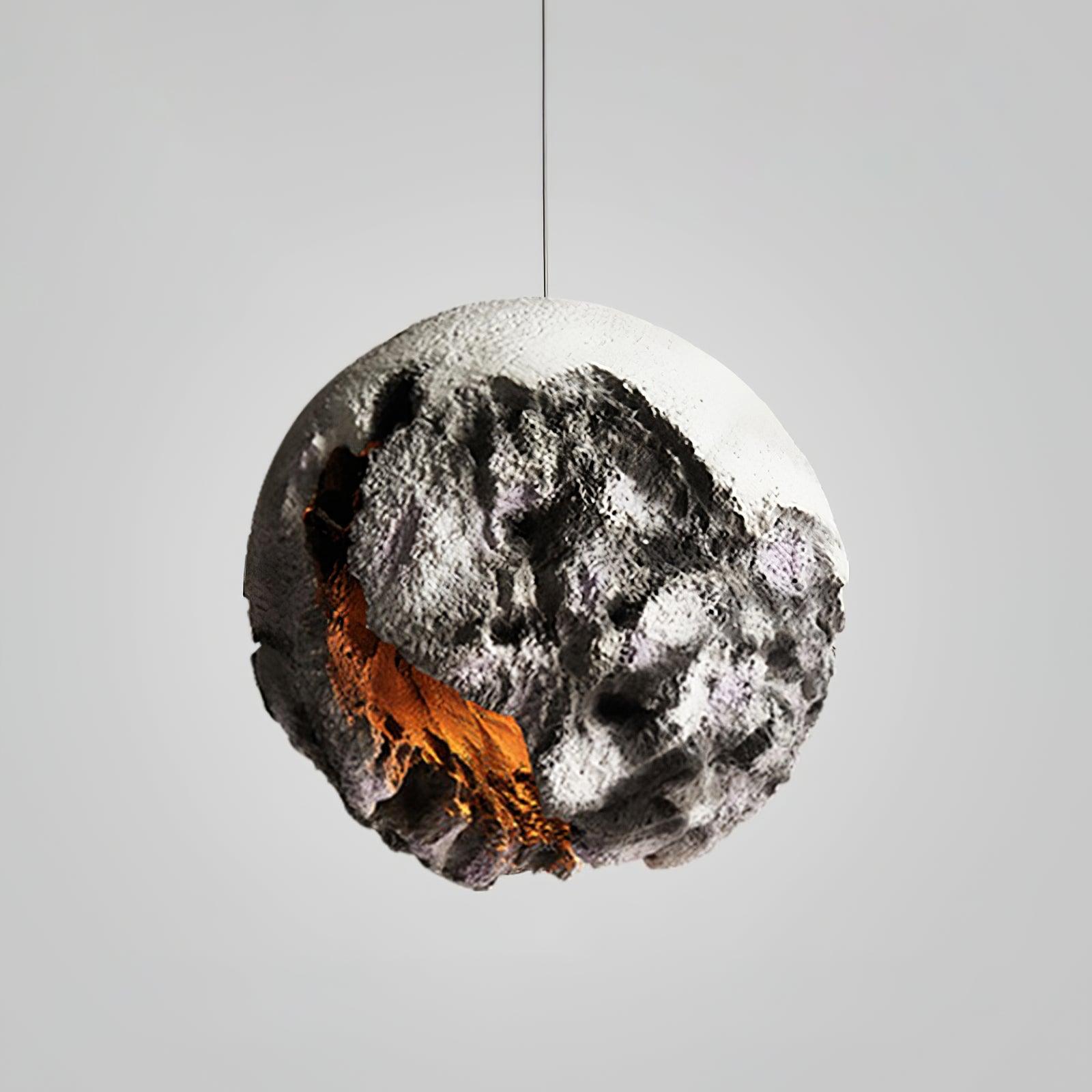 Ilphaara Irregular Planet Metal Plastic Pendant Lamp - Lamp Outdoor