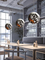 Ilphaara Irregular Planet Metal Plastic Pendant Lamp - Lamp Outdoor
