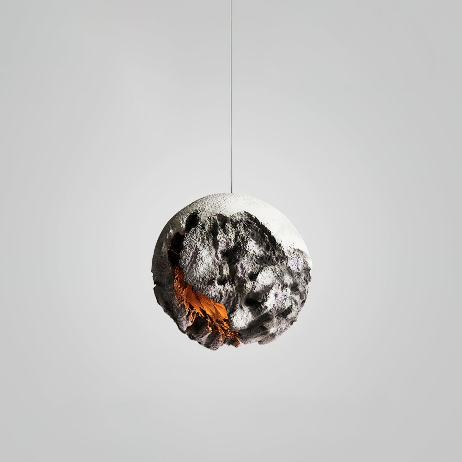 Ilphaara Irregular Planet Metal Plastic Pendant Lamp - Lamp Outdoor