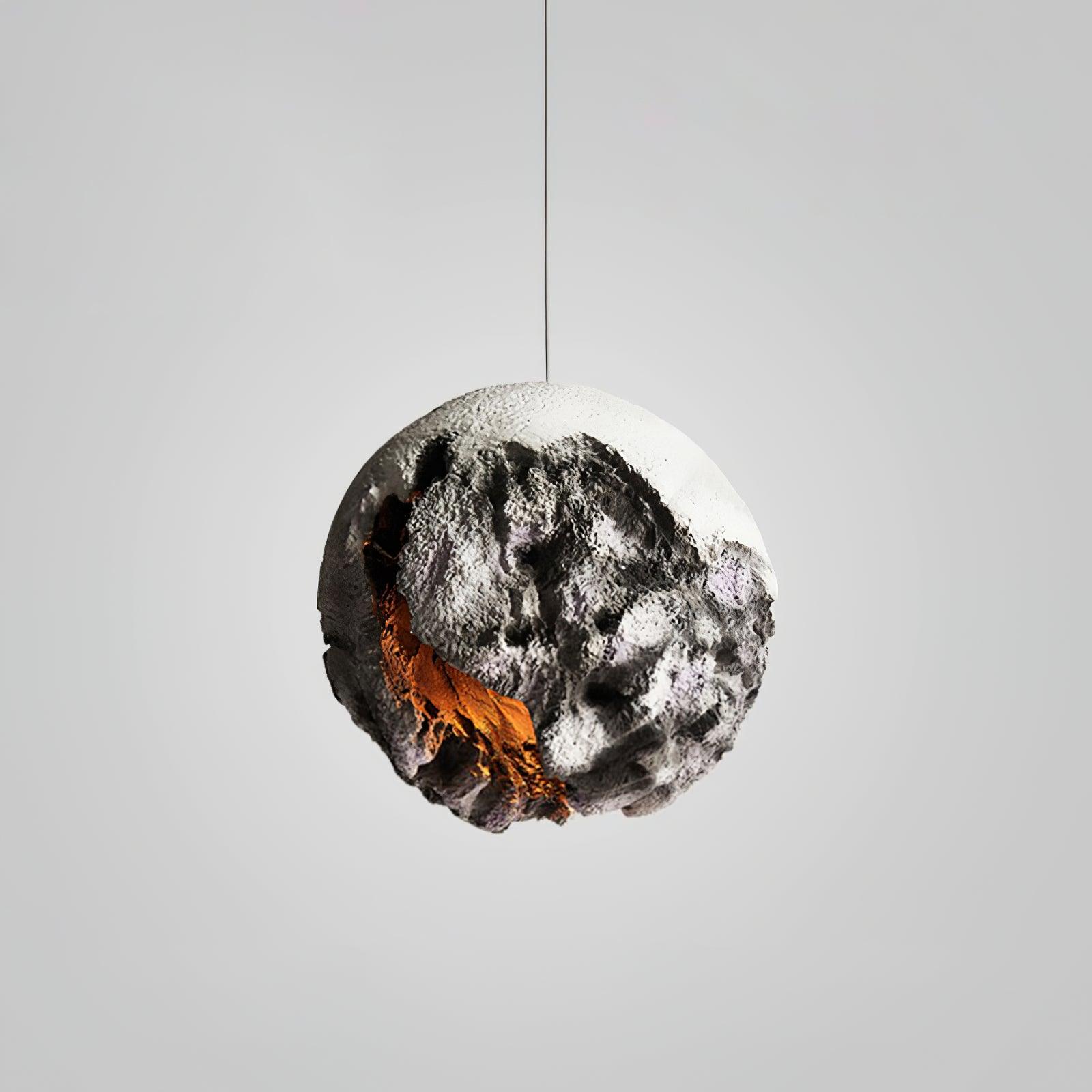 Ilphaara Irregular Planet Metal Plastic Pendant Lamp - Lamp Outdoor