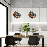 Ilphaara Irregular Planet Metal Plastic Pendant Lamp - Lamp Outdoor