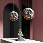 Ilphaara Irregular Planet Metal Plastic Pendant Lamp - Lamp Outdoor