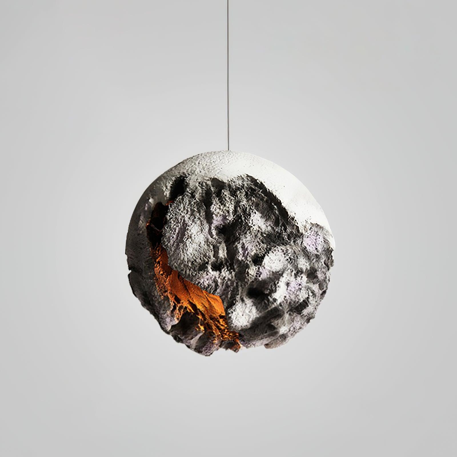 Ilphaara Irregular Planet Metal Plastic Pendant Lamp - Lamp Outdoor