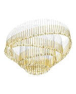 Cicarir Gradient Gold Glass Chandelier - Lamp Outdoor