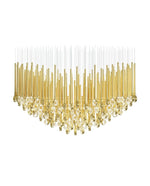 Cicarir Gradient Gold Glass Chandelier - Lamp Outdoor