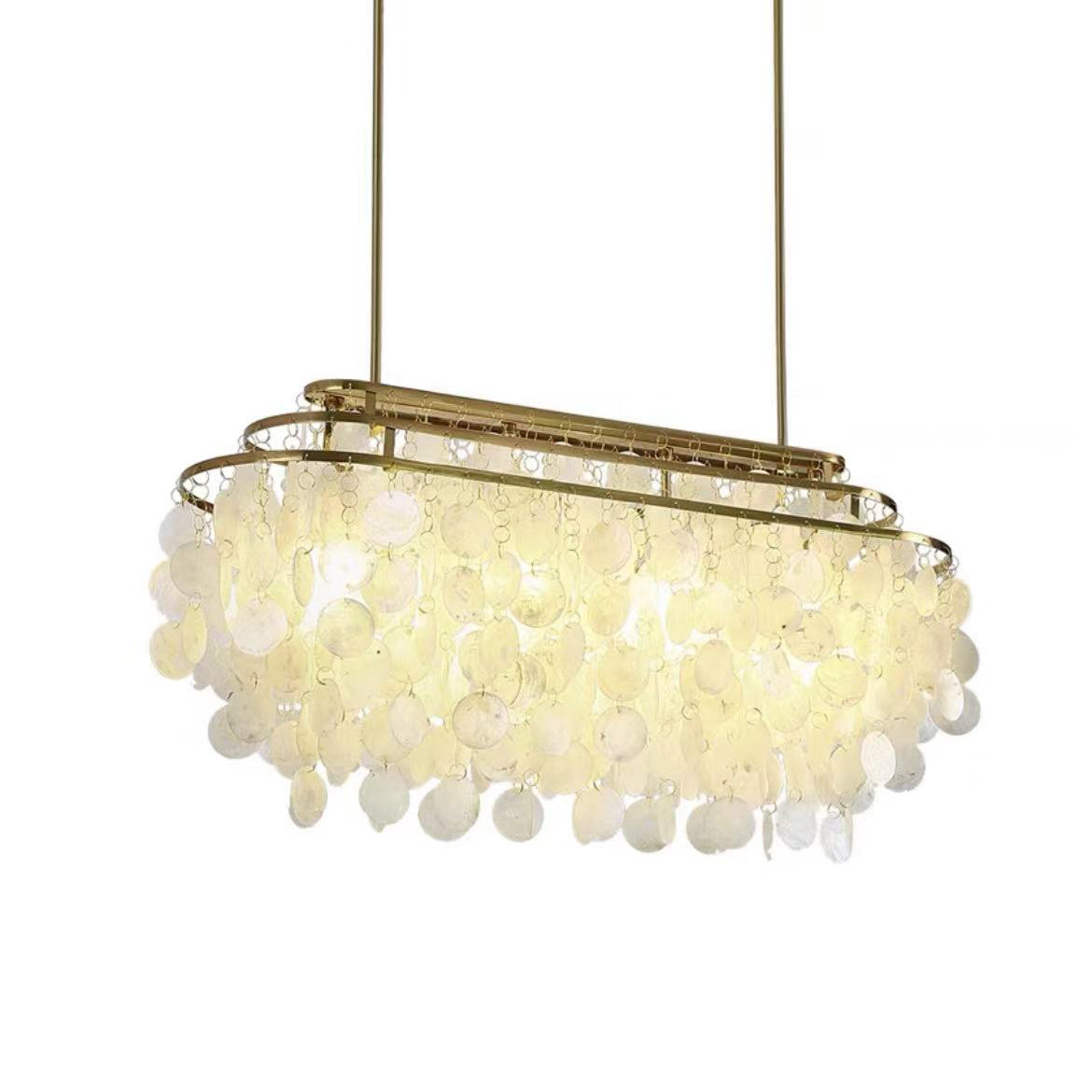 Round Shell Chandelier - Lamp Outdoor