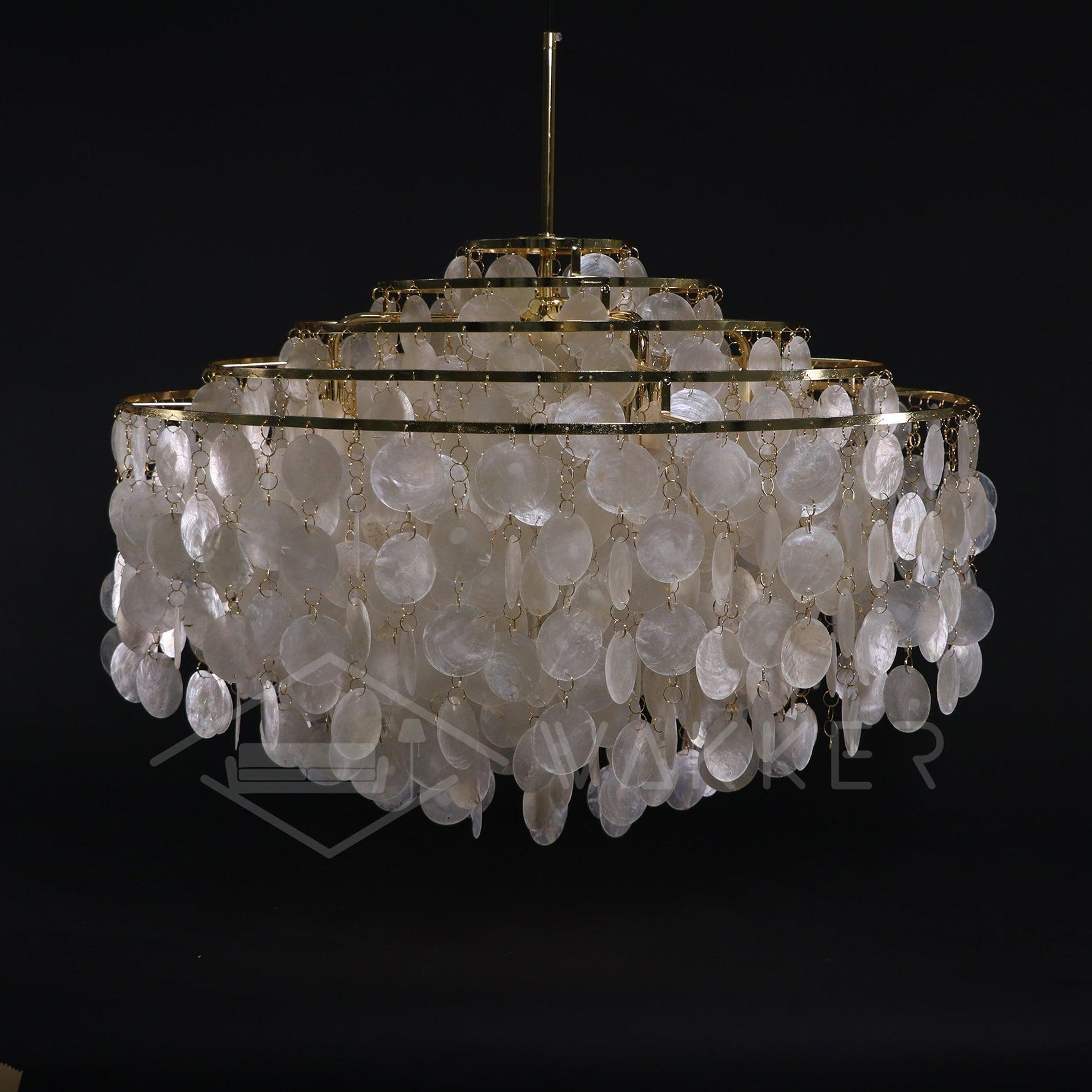 Round Shell Chandelier - Lamp Outdoor