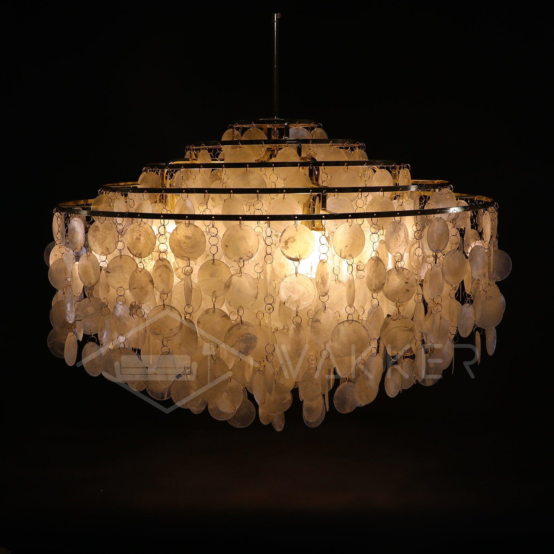 Round Shell Chandelier - Lamp Outdoor
