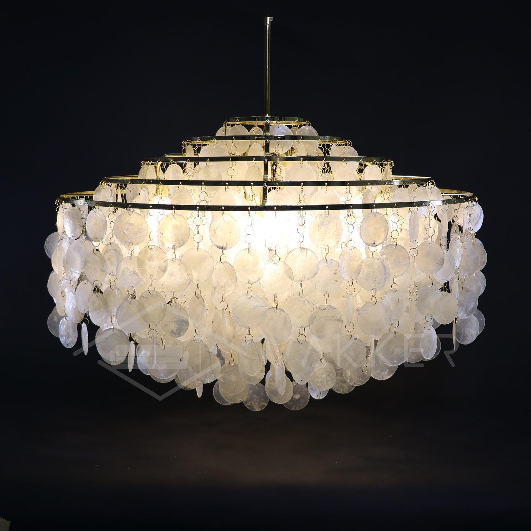 Round Shell Chandelier - Lamp Outdoor