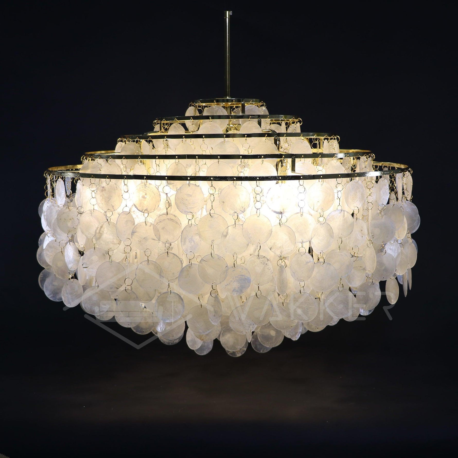 Round Shell Chandelier - Lamp Outdoor