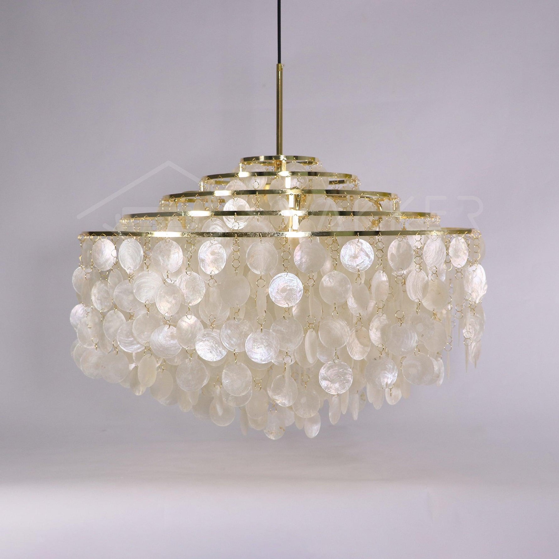Round Shell Chandelier - Lamp Outdoor