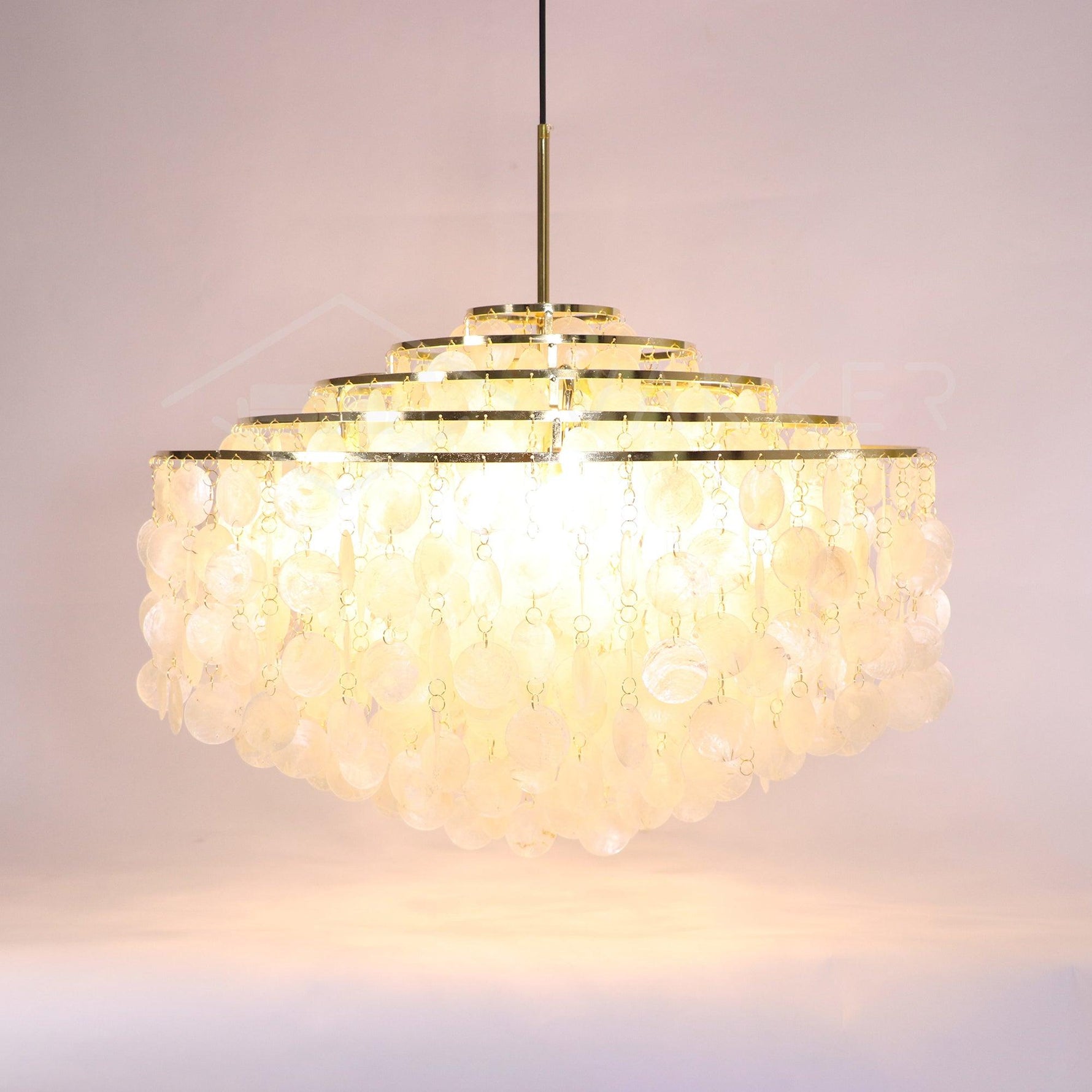 Round Shell Chandelier - Lamp Outdoor