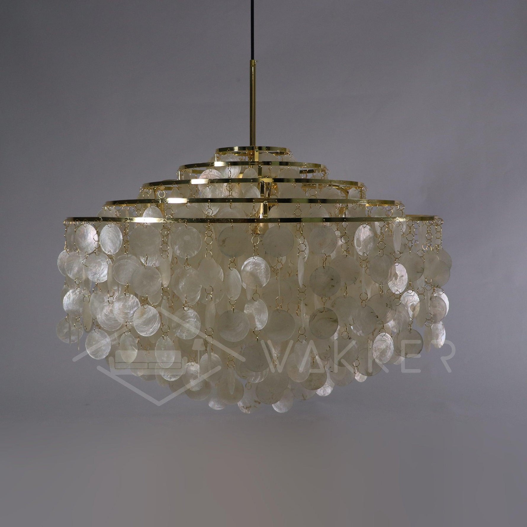 Round Shell Chandelier - Lamp Outdoor