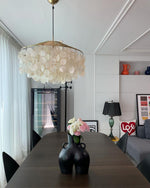 Round Shell Chandelier - Lamp Outdoor