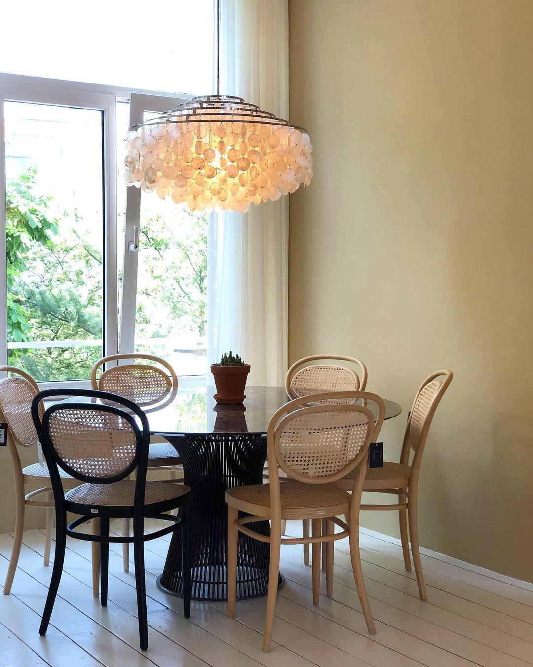 Round Shell Chandelier - Lamp Outdoor