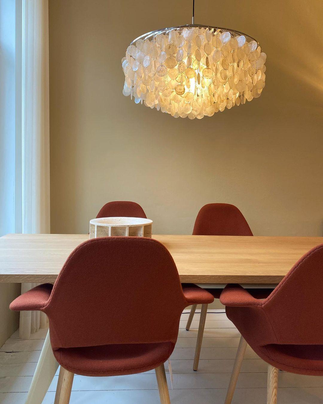 Round Shell Chandelier - Lamp Outdoor
