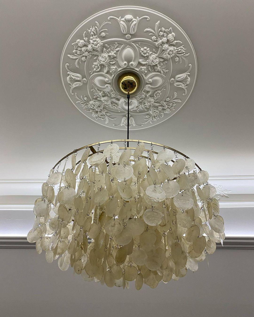 Round Shell Chandelier - Lamp Outdoor