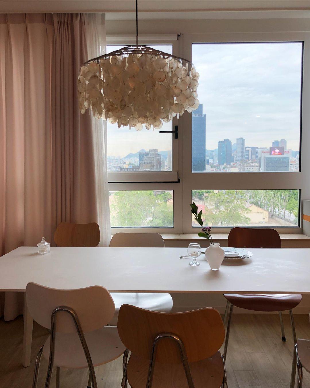 Round Shell Chandelier - Lamp Outdoor