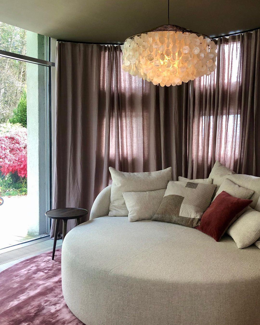 Round Shell Chandelier - Lamp Outdoor