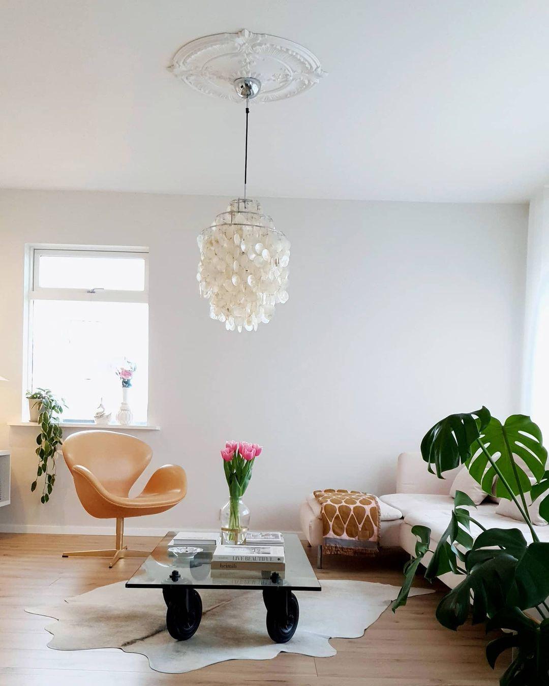 Round Shell Chandelier - Lamp Outdoor