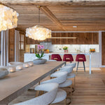 Round Shell Chandelier - Lamp Outdoor