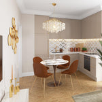 Round Shell Chandelier - Lamp Outdoor