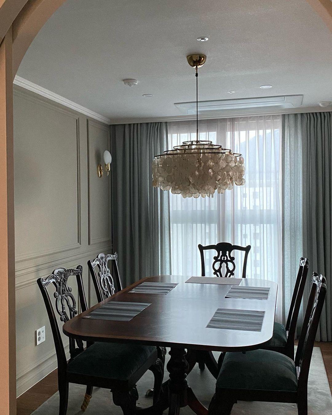 Round Shell Chandelier - Lamp Outdoor