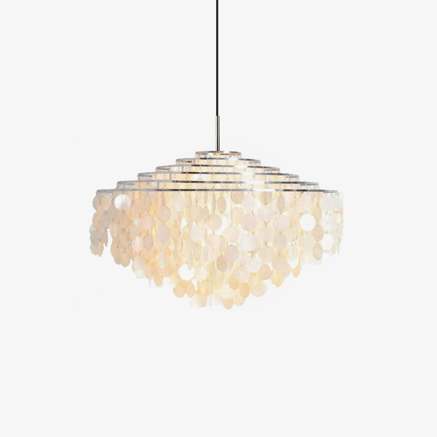 Round Shell Chandelier - Lamp Outdoor