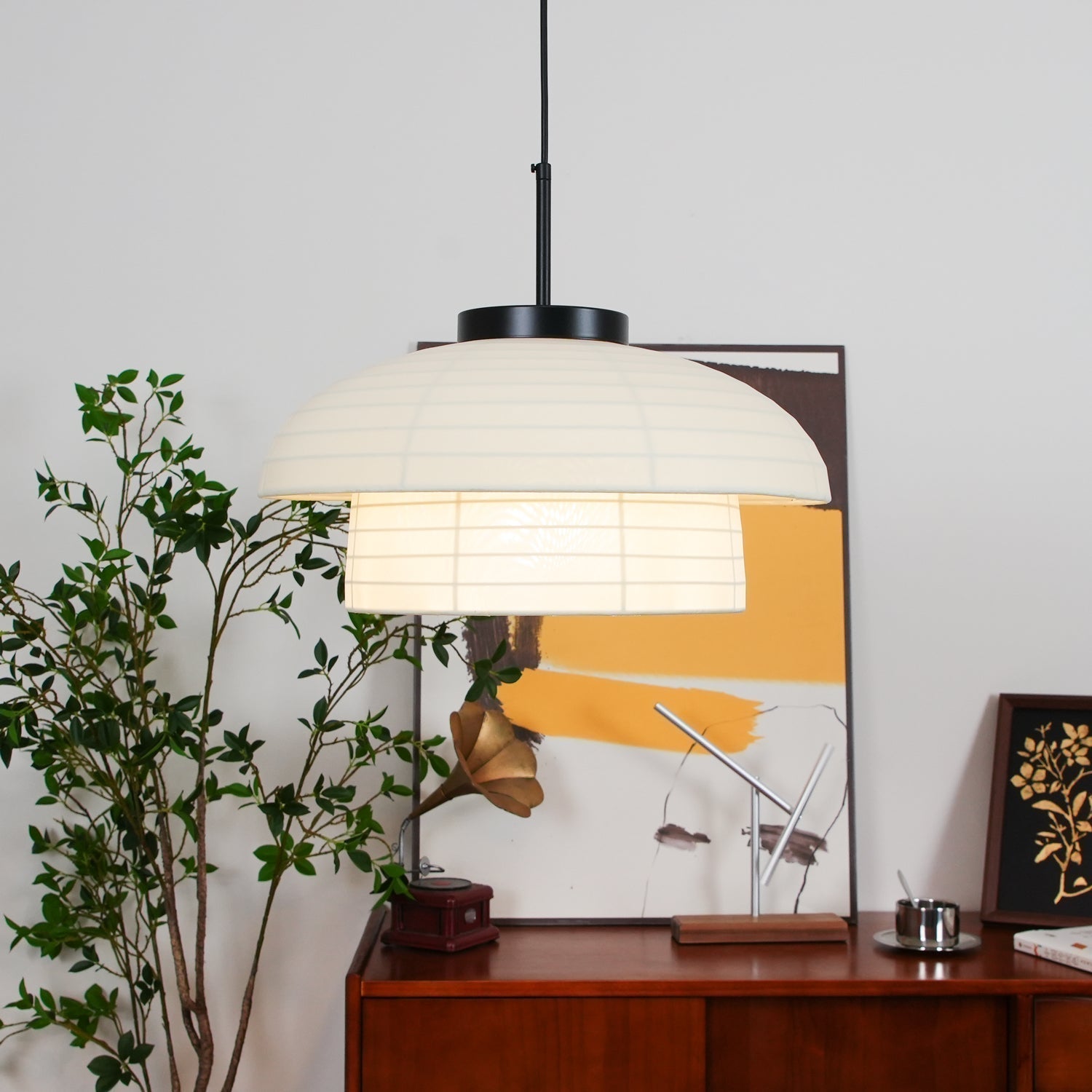 Fabric Art Hanging Lamp - Lamp Outdoor
