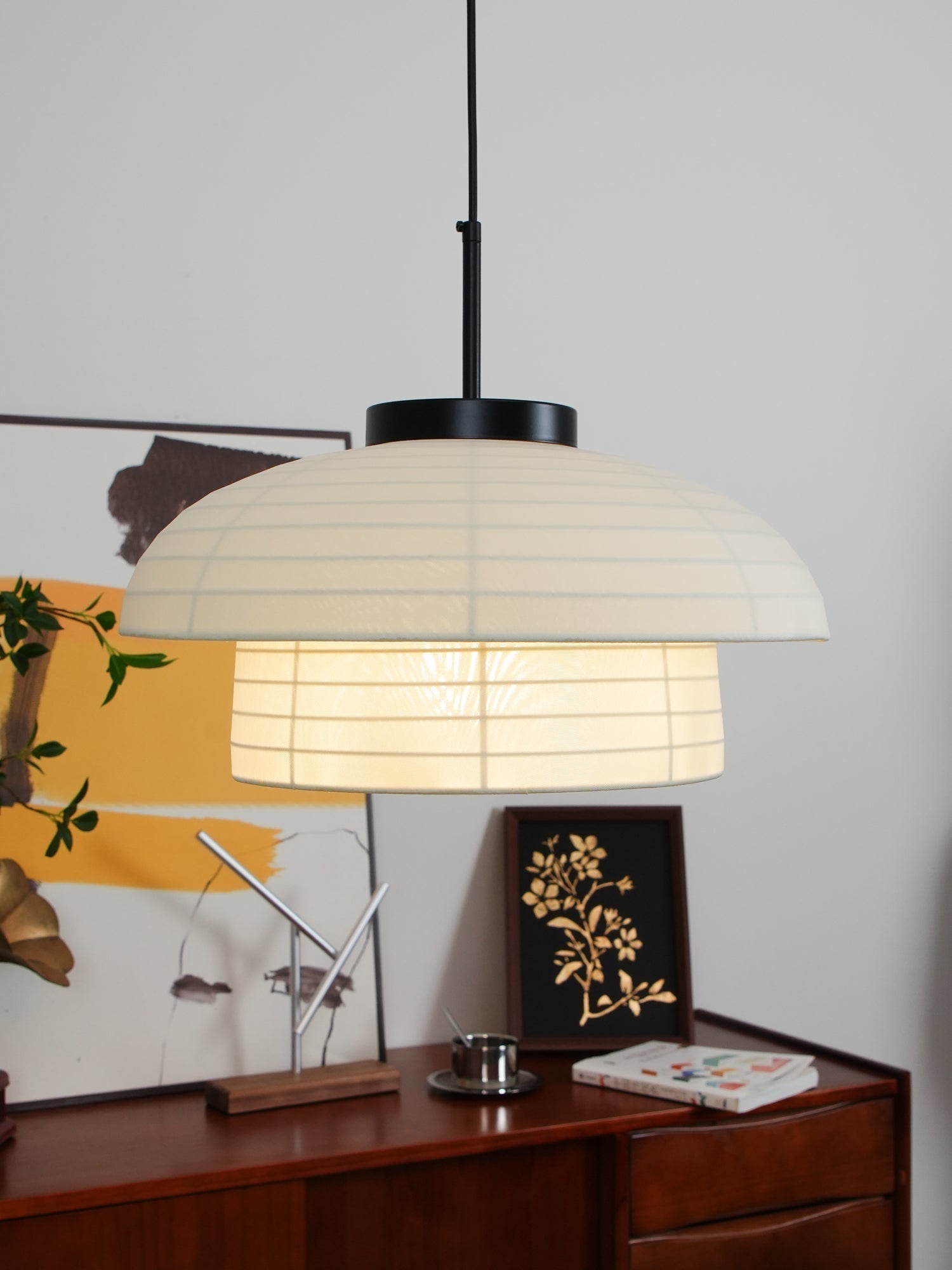 Fabric Art Hanging Lamp - Lamp Outdoor