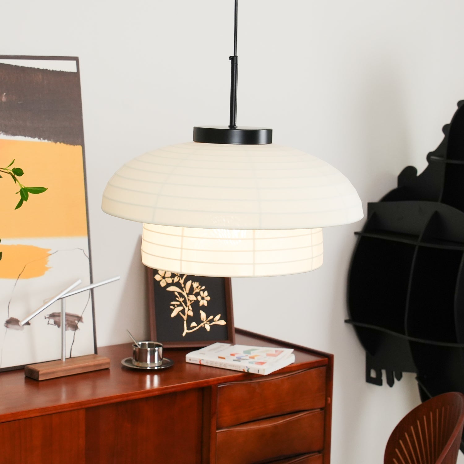 Fabric Art Hanging Lamp - Lamp Outdoor