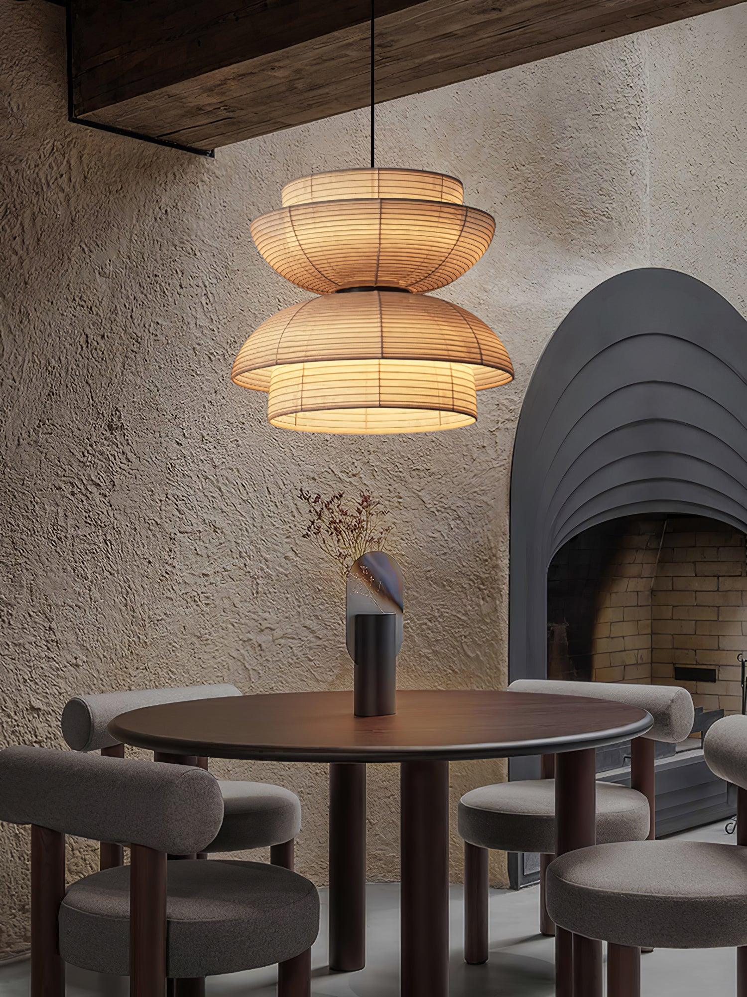 Fabric Art Hanging Lamp - Lamp Outdoor
