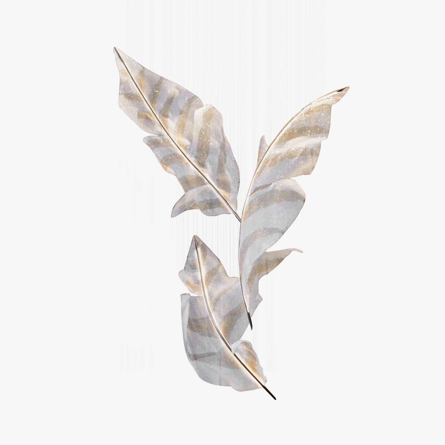 Zeshaen Individual Creativity Falling Leaves Glass Chandelier - Lamp Outdoor