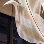 Zeshaen Individual Creativity Falling Leaves Glass Chandelier - Lamp Outdoor