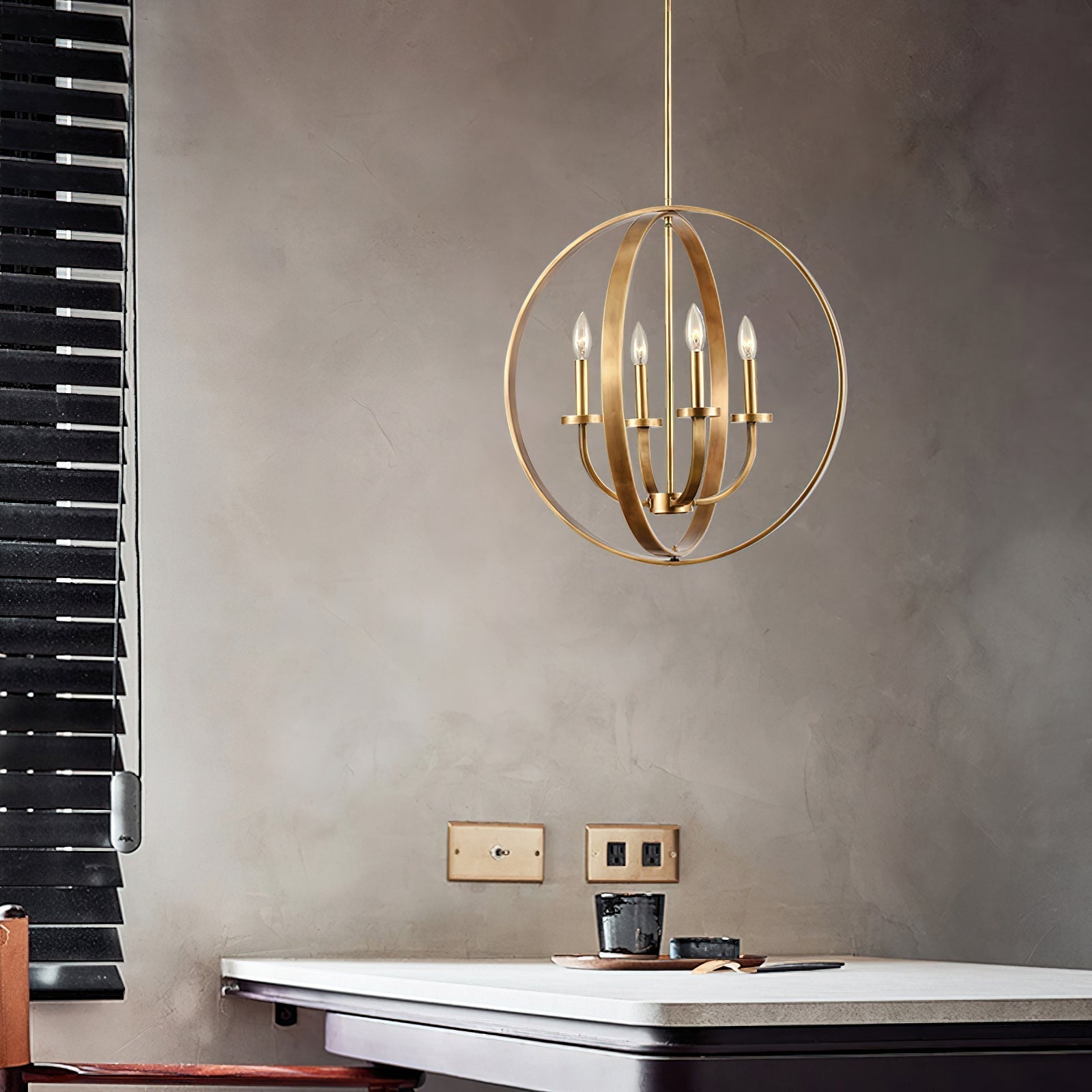 Farmhouse Lantern Chandelier - Lamp Outdoor