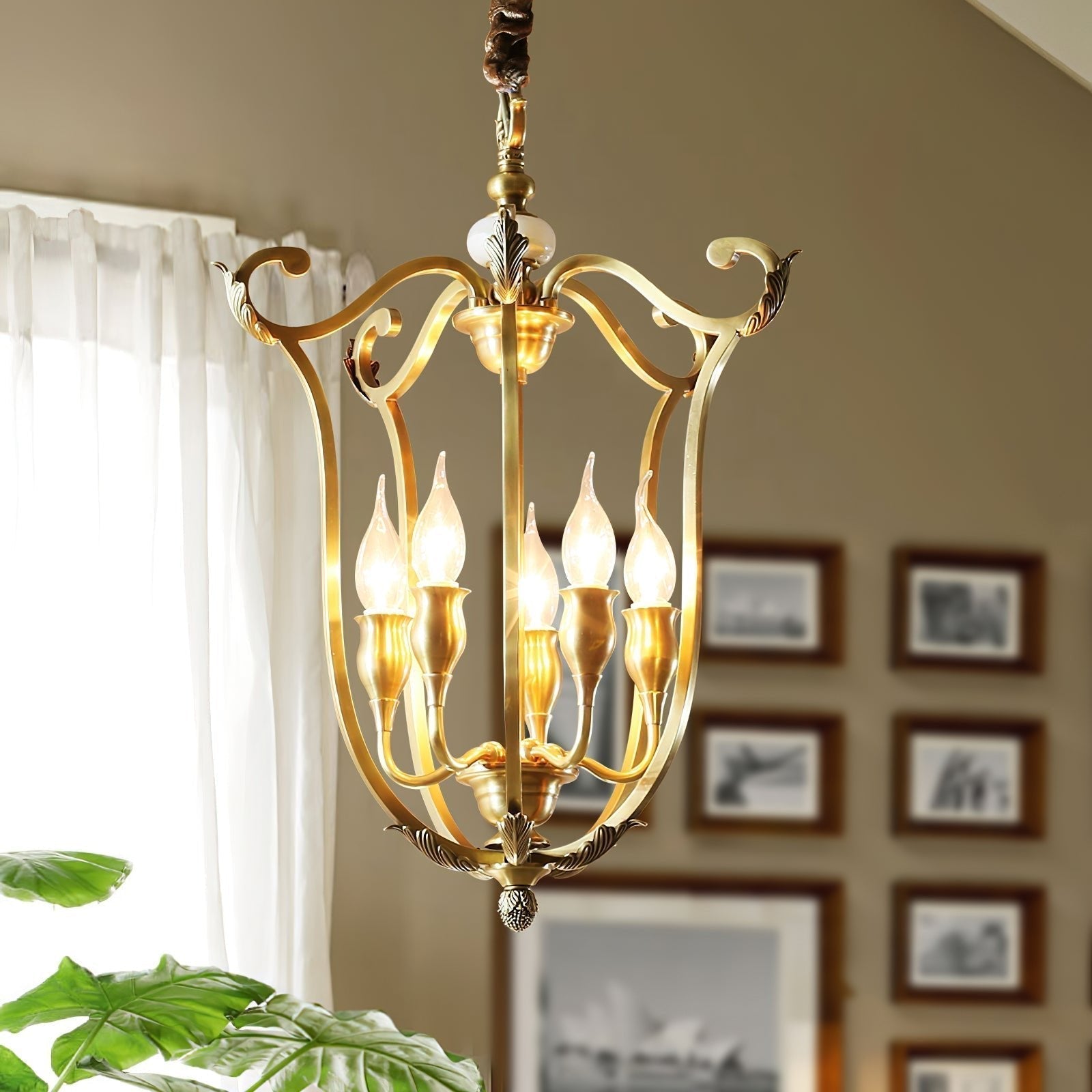 Farmhouse Lantern Chandelier - Lamp Outdoor