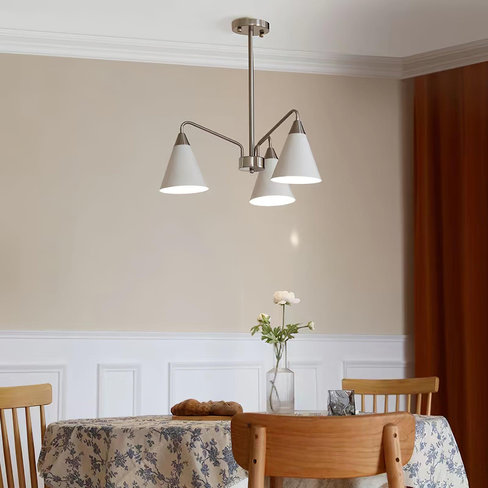Elthaeth Premium Nordic Art Fashion Cono Metal Chandelier - Lamp Outdoor