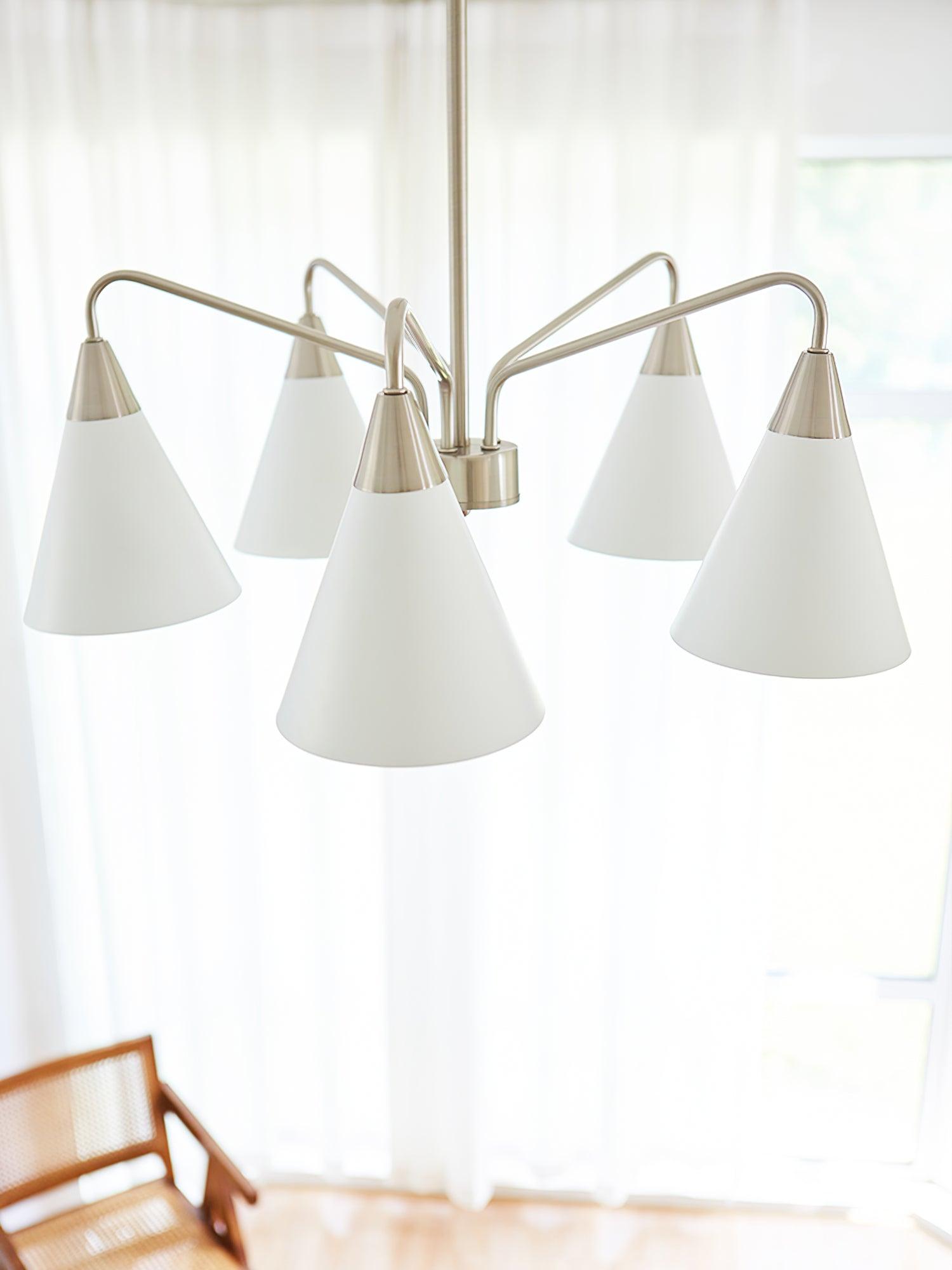 Elthaeth Premium Nordic Art Fashion Cono Metal Chandelier - Lamp Outdoor