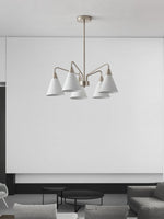 Elthaeth Premium Nordic Art Fashion Cono Metal Chandelier - Lamp Outdoor