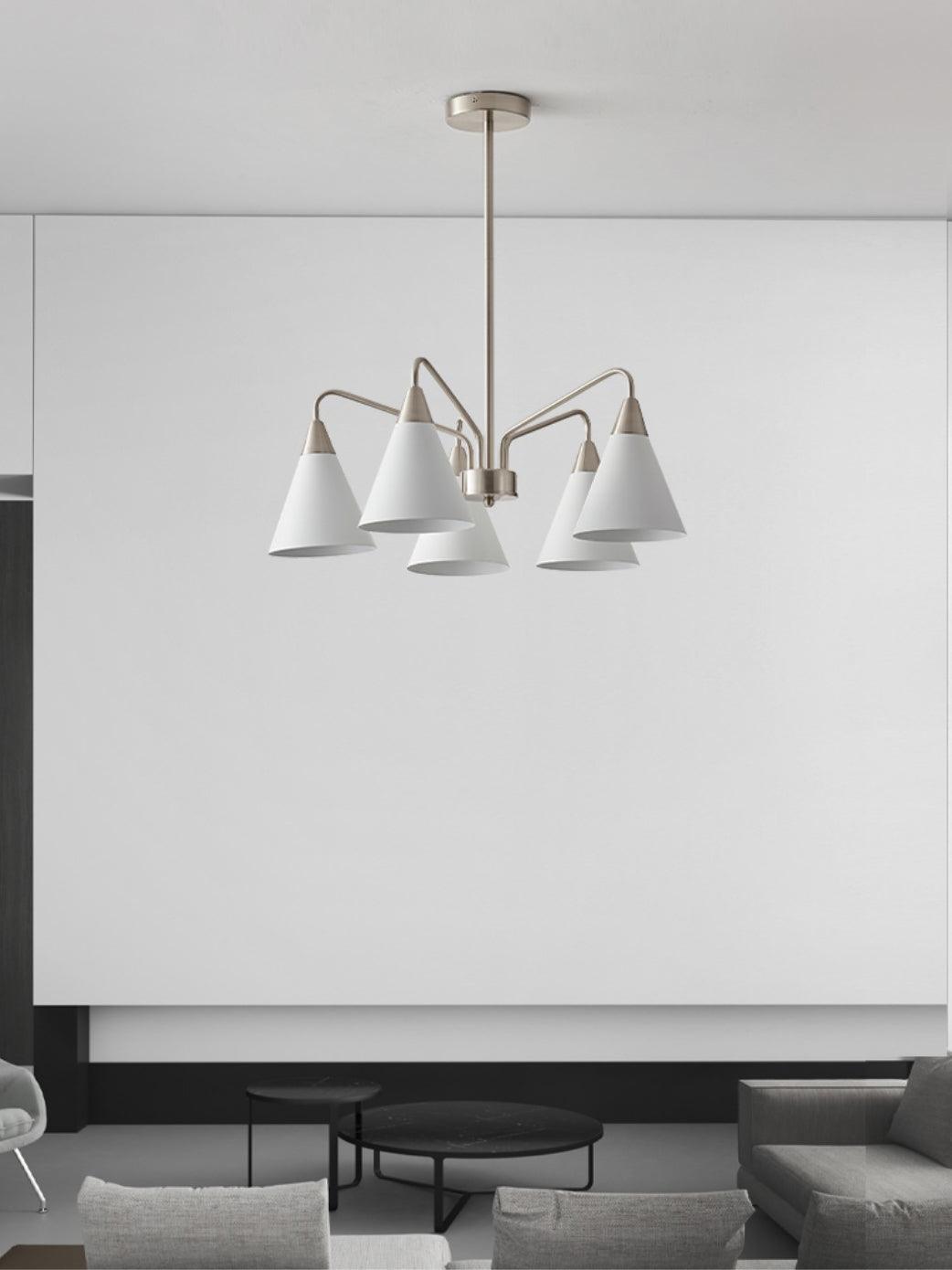 Elthaeth Premium Nordic Art Fashion Cono Metal Chandelier - Lamp Outdoor