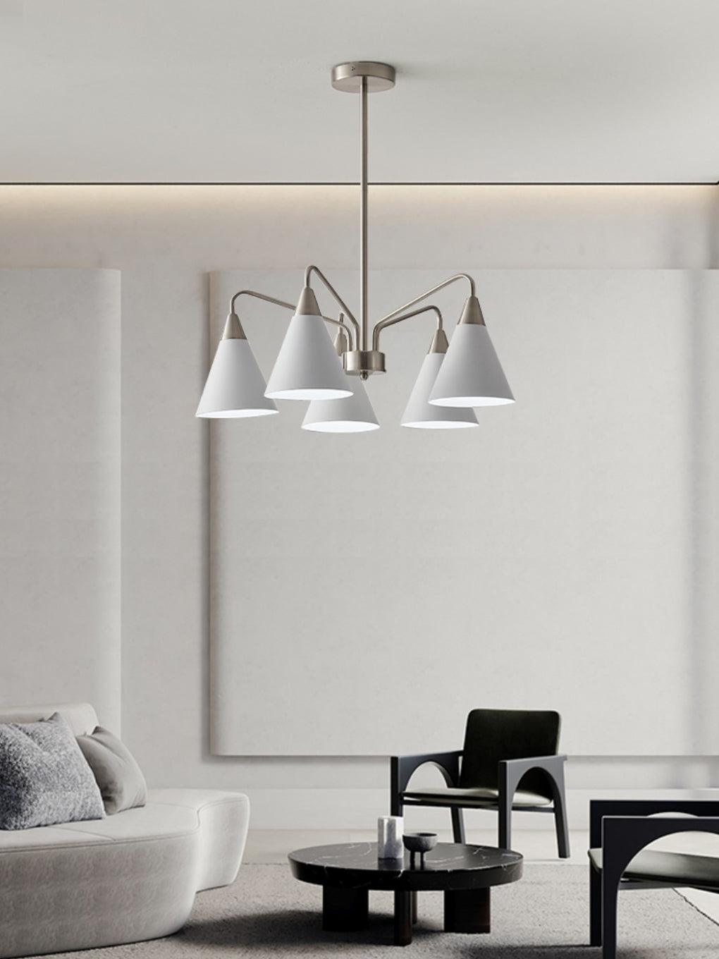 Elthaeth Premium Nordic Art Fashion Cono Metal Chandelier - Lamp Outdoor