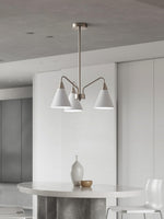Elthaeth Premium Nordic Art Fashion Cono Metal Chandelier - Lamp Outdoor
