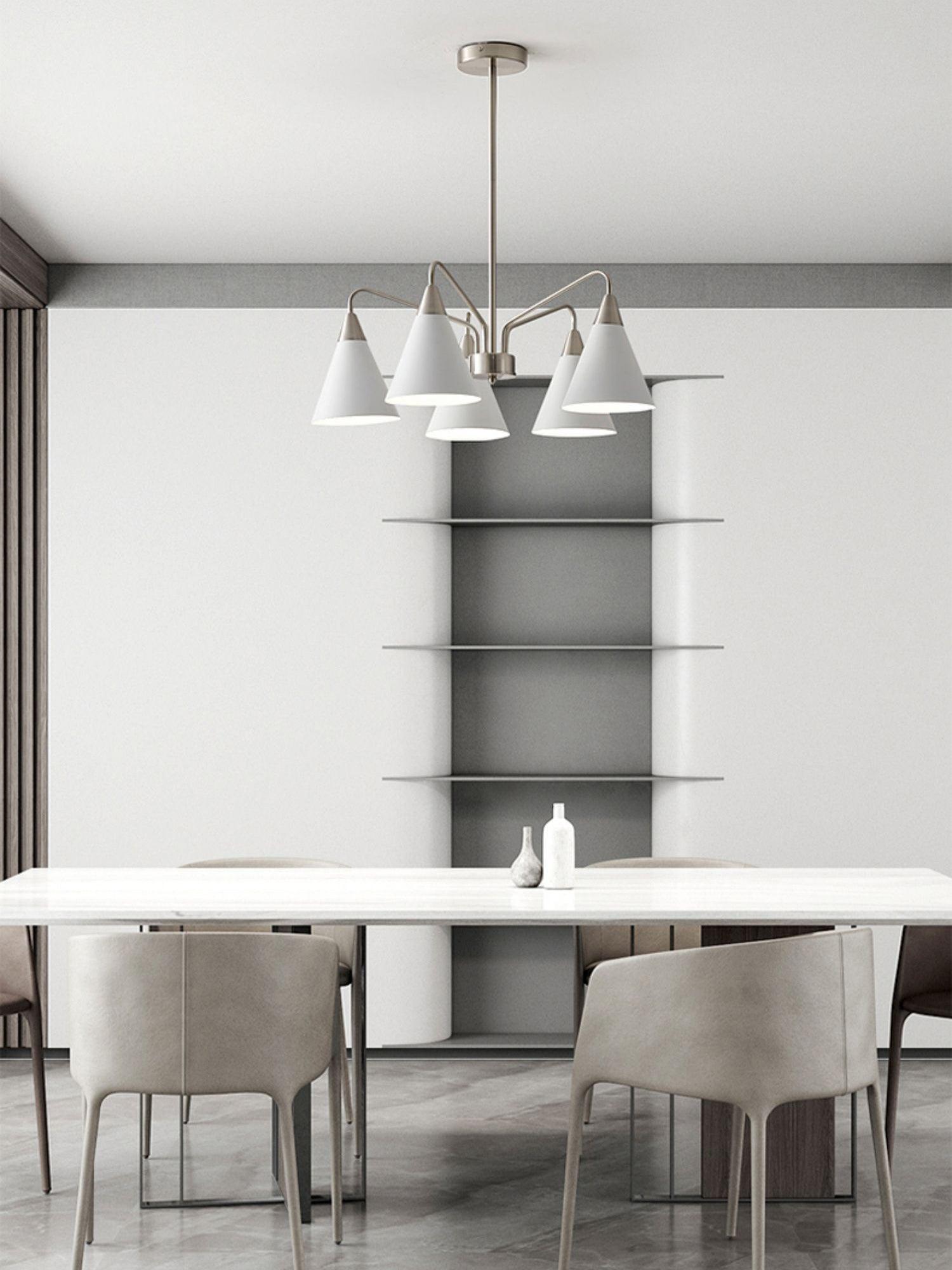 Elthaeth Premium Nordic Art Fashion Cono Metal Chandelier - Lamp Outdoor