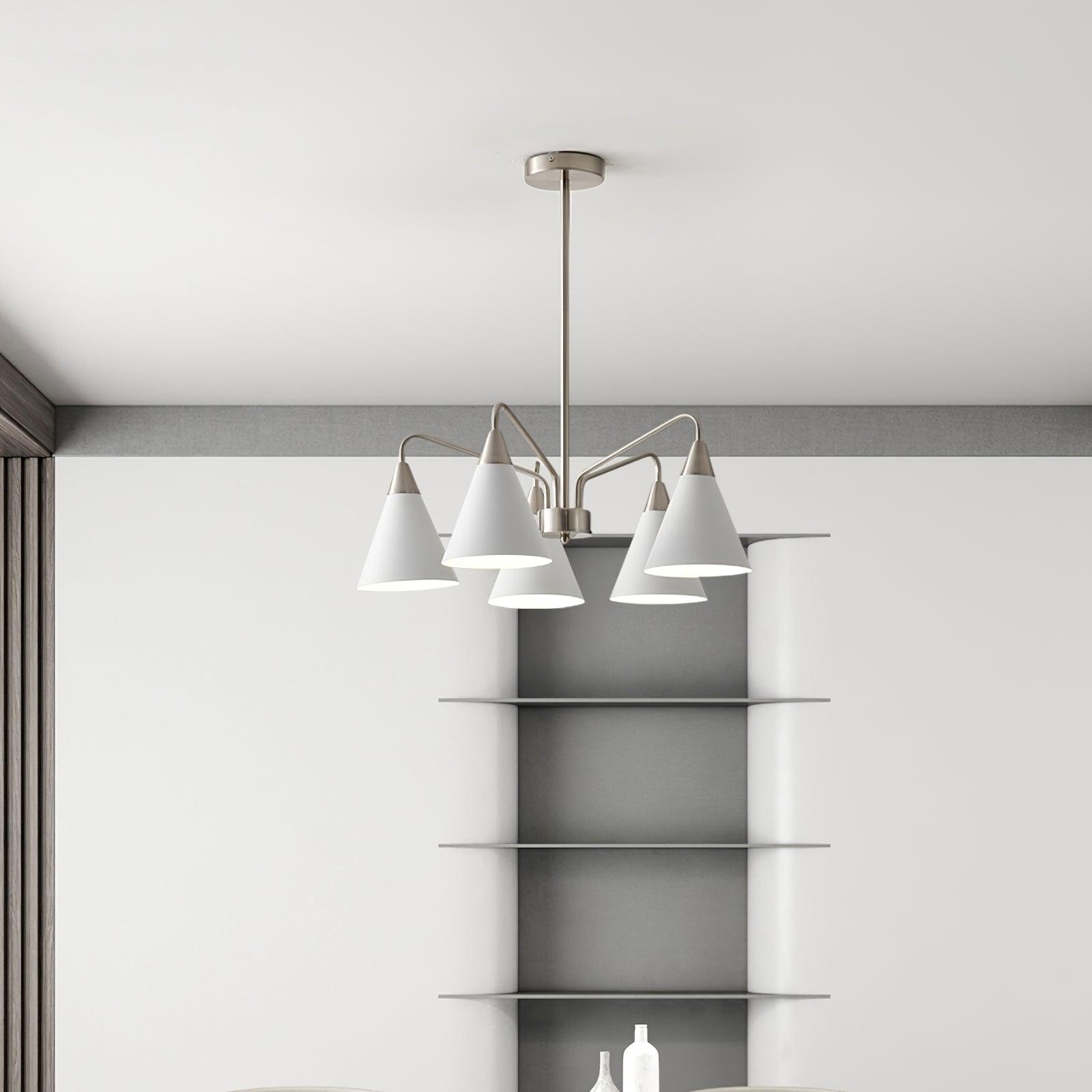 Elthaeth Premium Nordic Art Fashion Cono Metal Chandelier - Lamp Outdoor